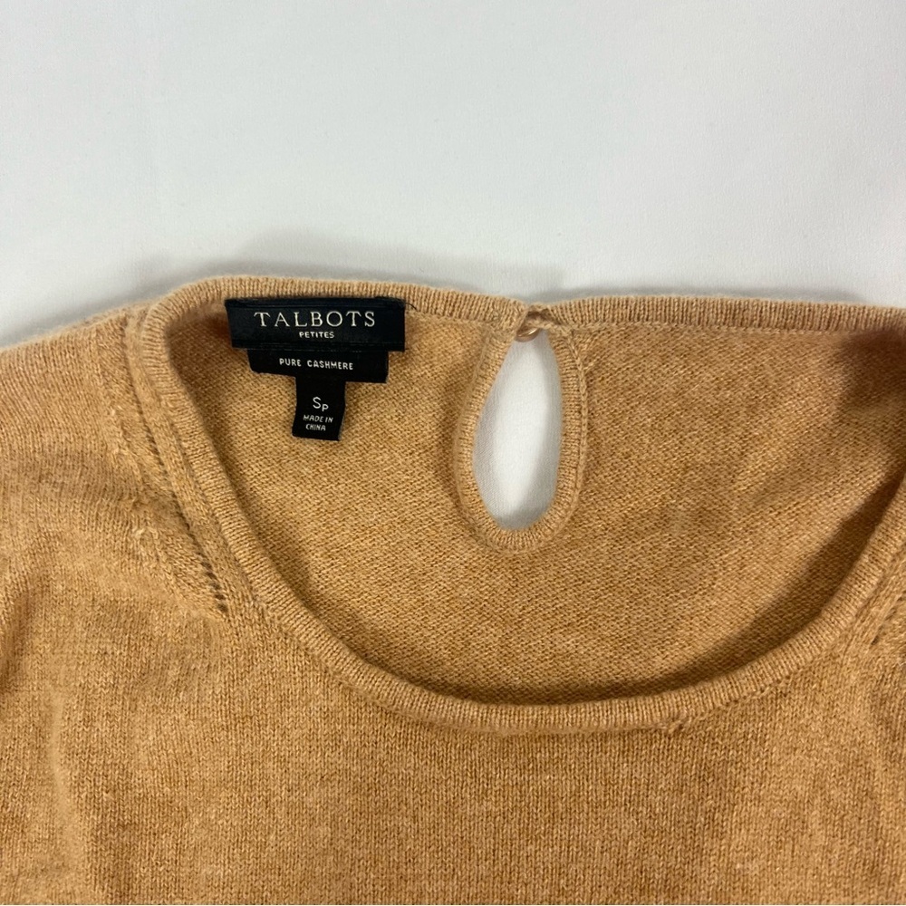 Talbots Camel Pure Cashmere Sweater - Picture 7 of 7